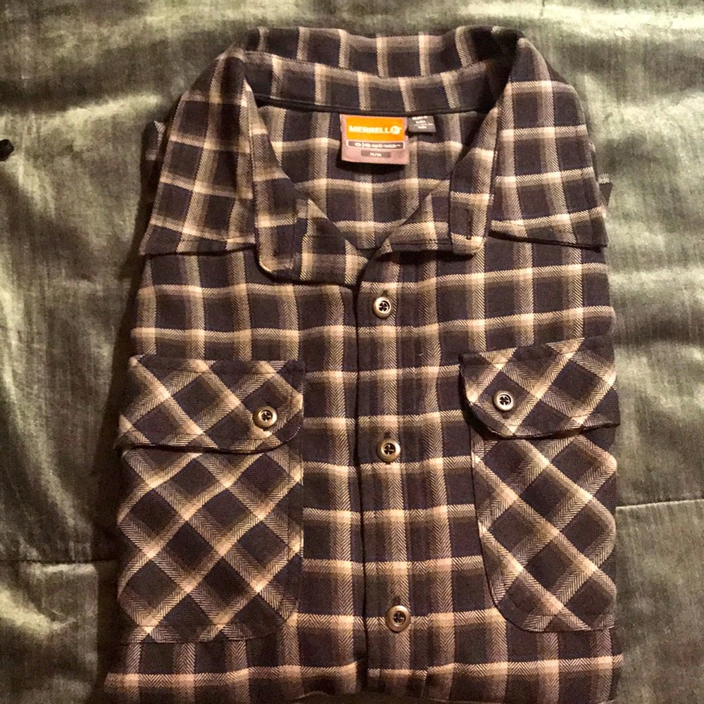 Merrill opti-wick flannel shirt